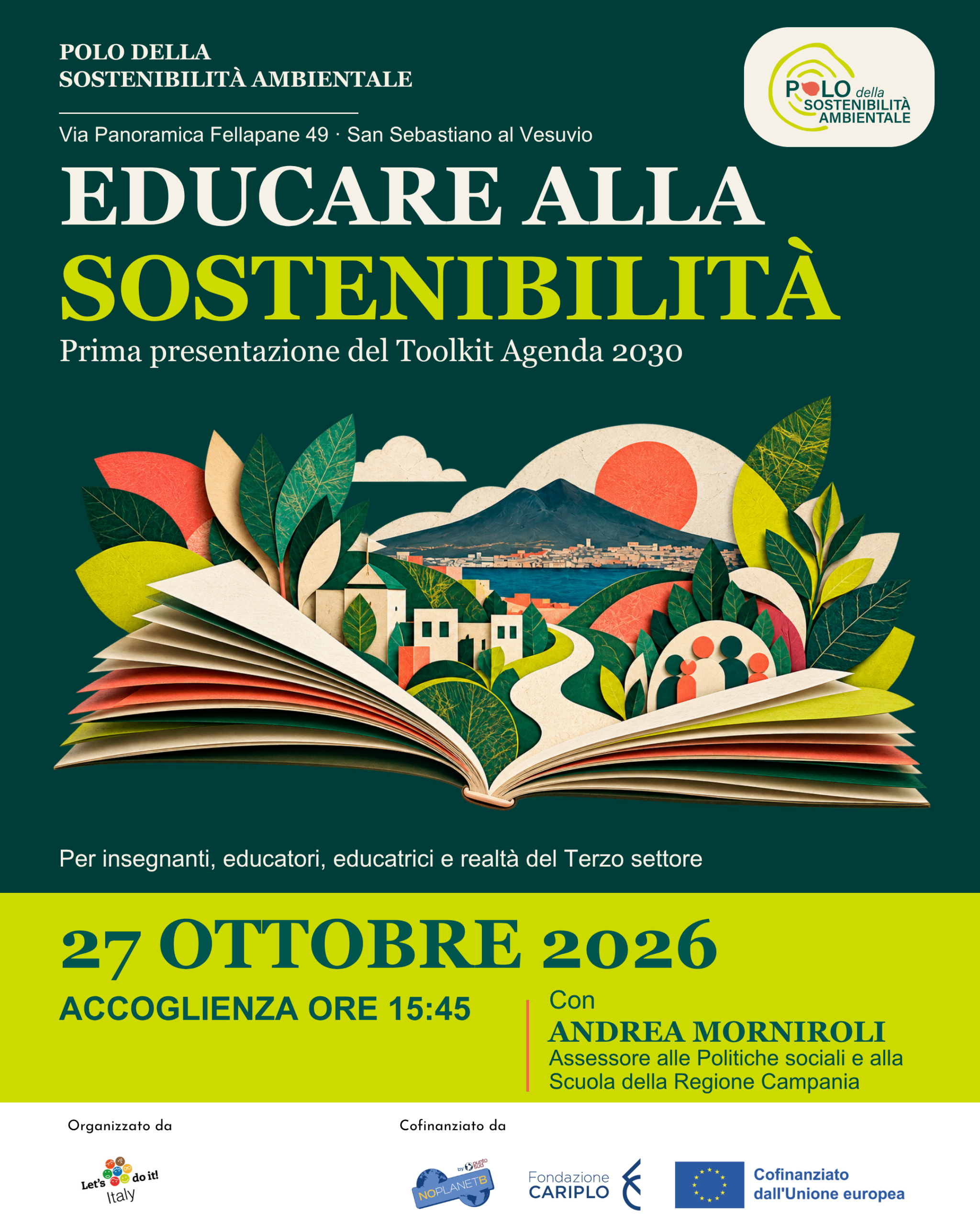Educare alla sostenibilità: presentazione del Toolkit Agenda 2030 con Andrea Morniroli
