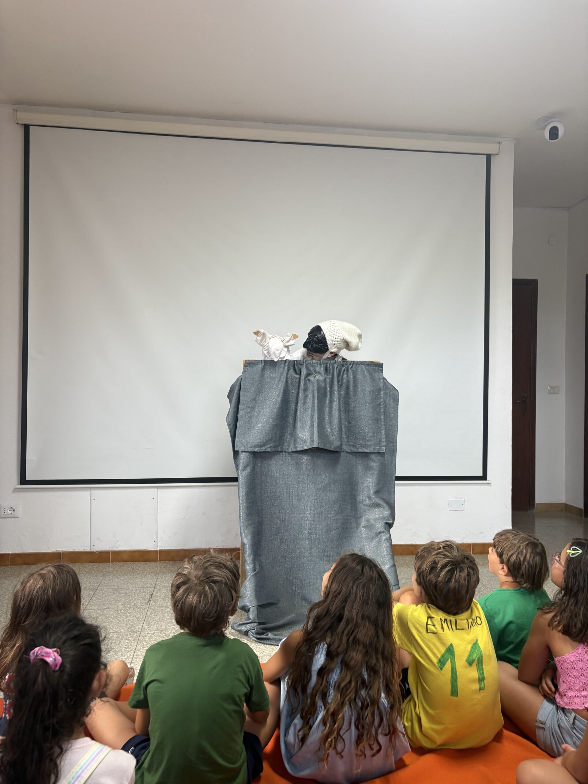 Attività per bambini durante l'evento finale del Polo della Sostenibilità Ambientale